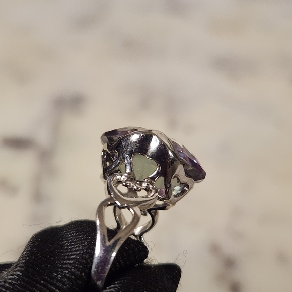 NEW 925 Sterling Silver Mystic Topaz Lab Created Ring Sz 7 - Picture 7 of 8